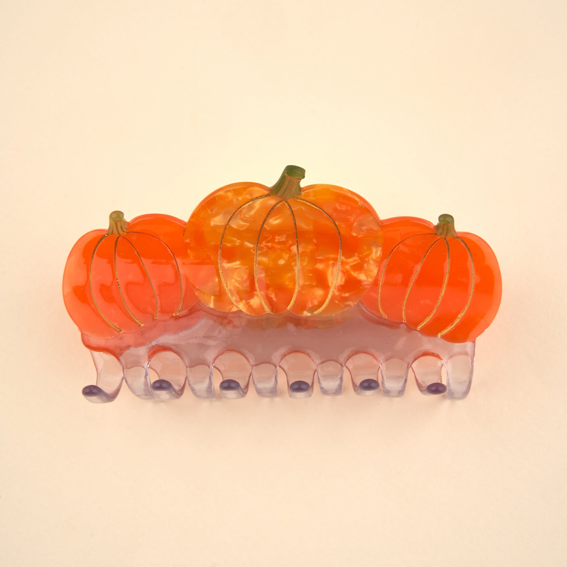 かぼちゃ  Coucou Suzette】Pumpkin Large Hair Claw かぼちゃ大きい