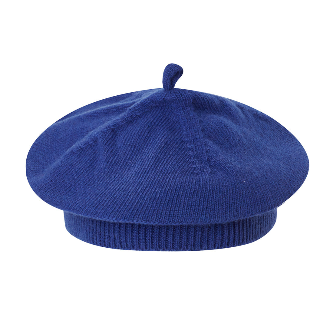 garbo&friends】【30%OFF】Knitted Berret Cobalt ベレー帽 6-18m,1-4y