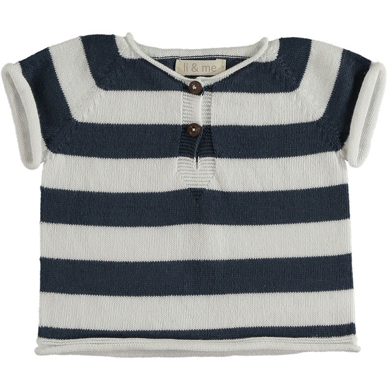 li&me】TRISTAN ice/indigo Tシャツ 12m,18m,24m | Coucoubebe/ククベベ