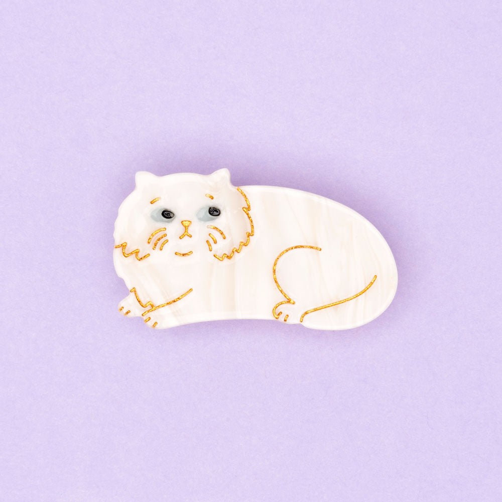 Coucou Suzette】Persian Cat Hair Clip ペルシャ猫ヘアクリップ