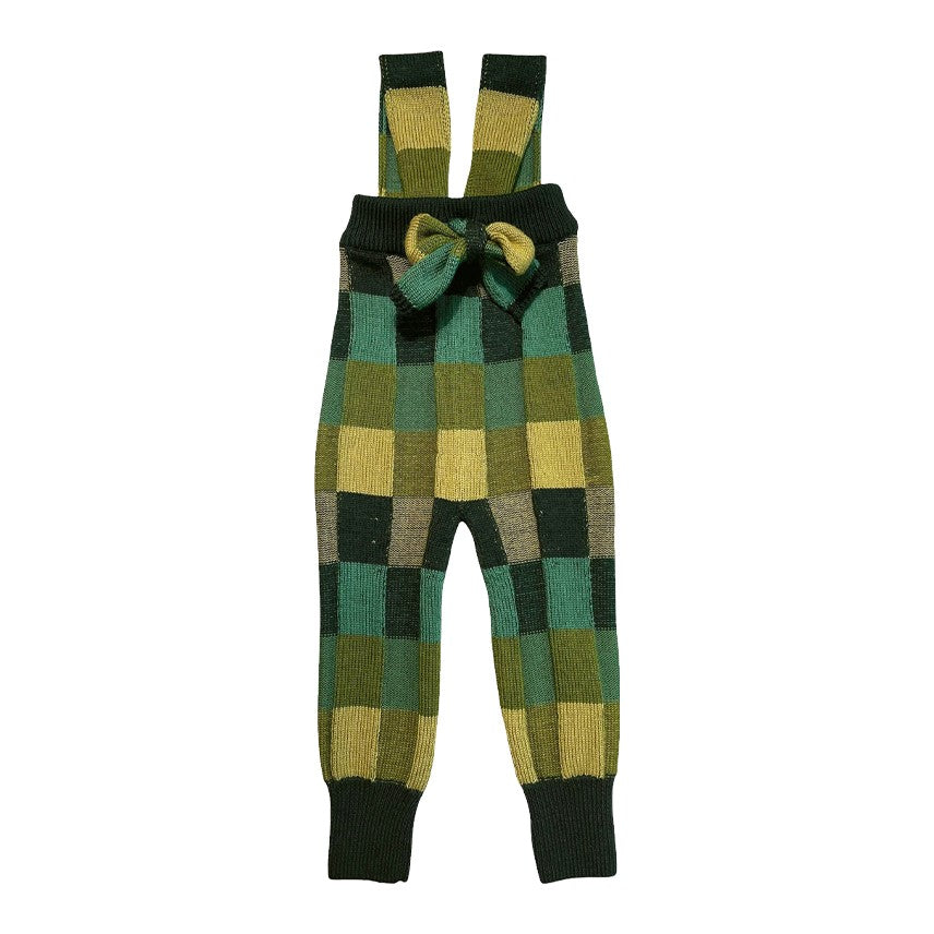 MABLI 2Y マスタード チェック柄ぱんつ mabli パンツ 2y MABLI 22AW