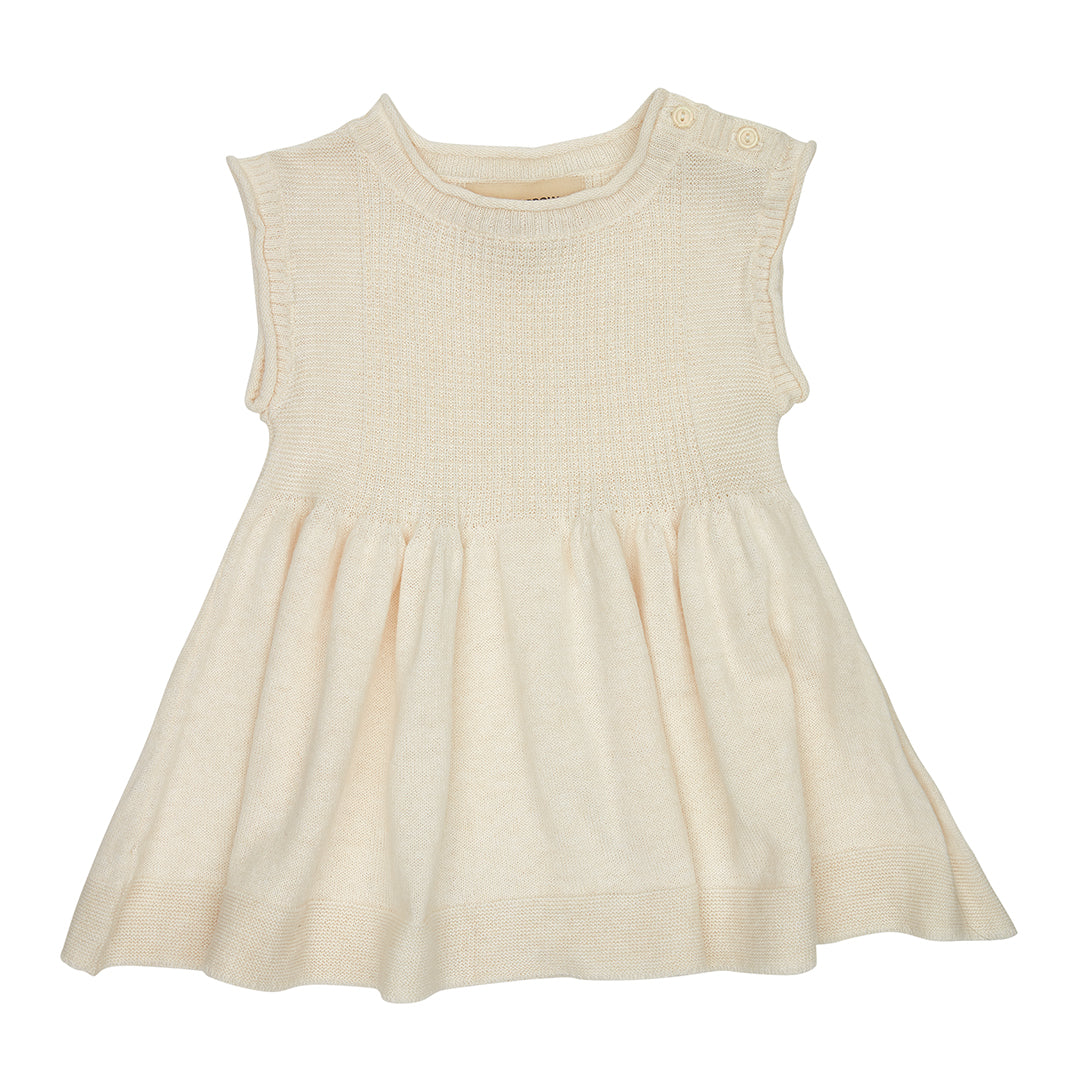 AS WE GROW】RIVIERA DRESS CREAM ノースリーブニットワンピース 18