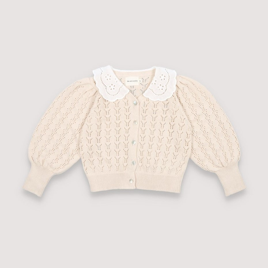 the new society】【50%OFF】Rodney Cardigan Natural カーディガン 3y 