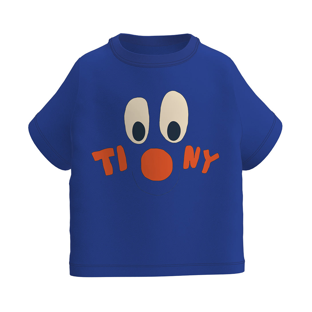 TINY CLOWN TEE ultramarine Tシャツ 2y,3y,4y,6y