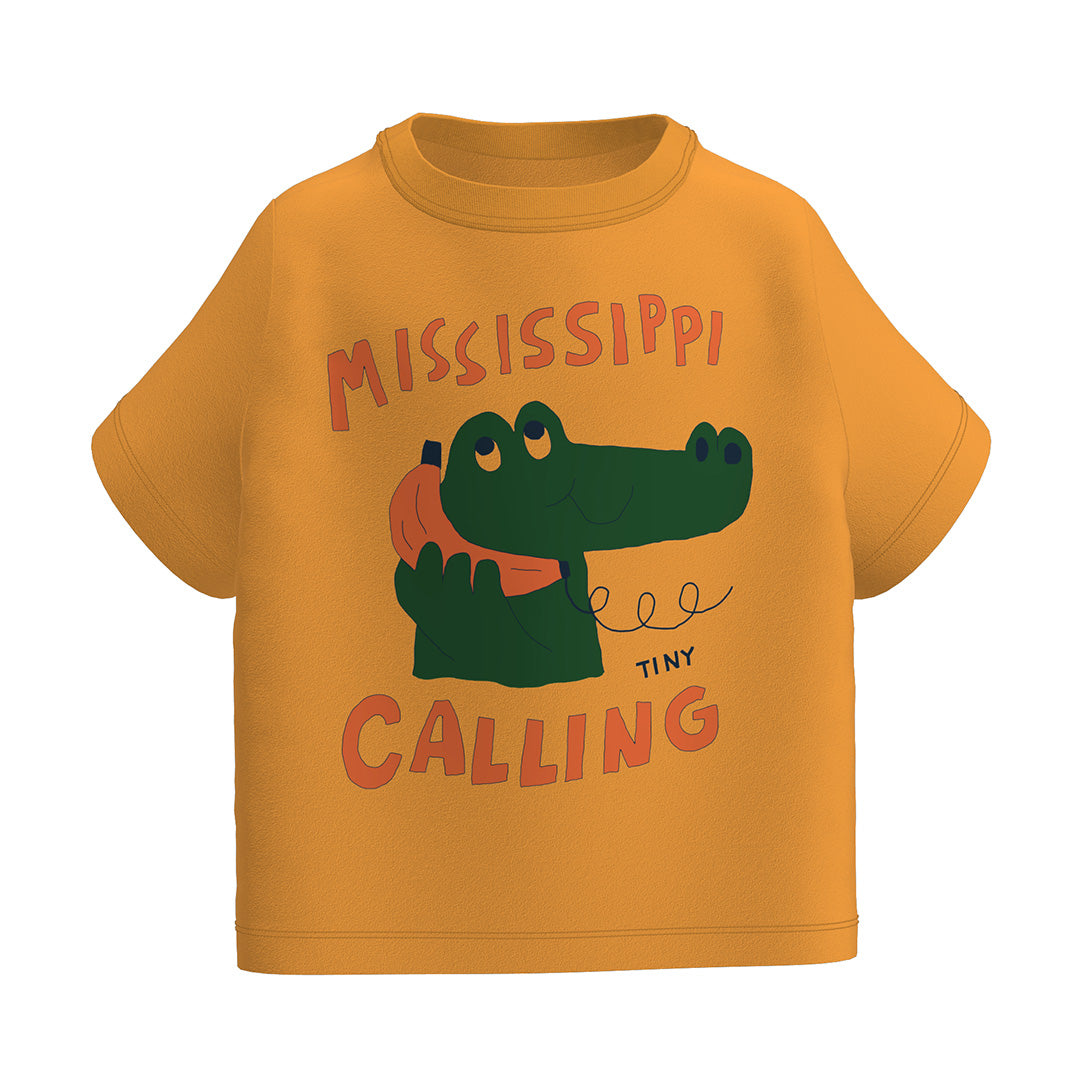 MISSISSIPPI TEE orange Tシャツ 2y,3y,4y,6y