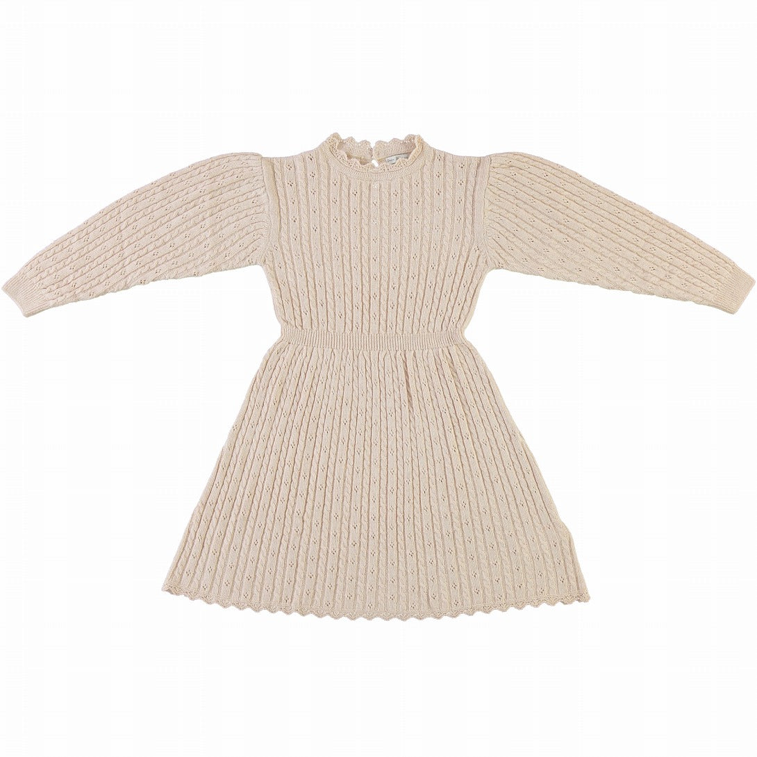 Bebe Organic】Loulou Dress Natural ワンピース 2Y,3Y,4Y,6Y