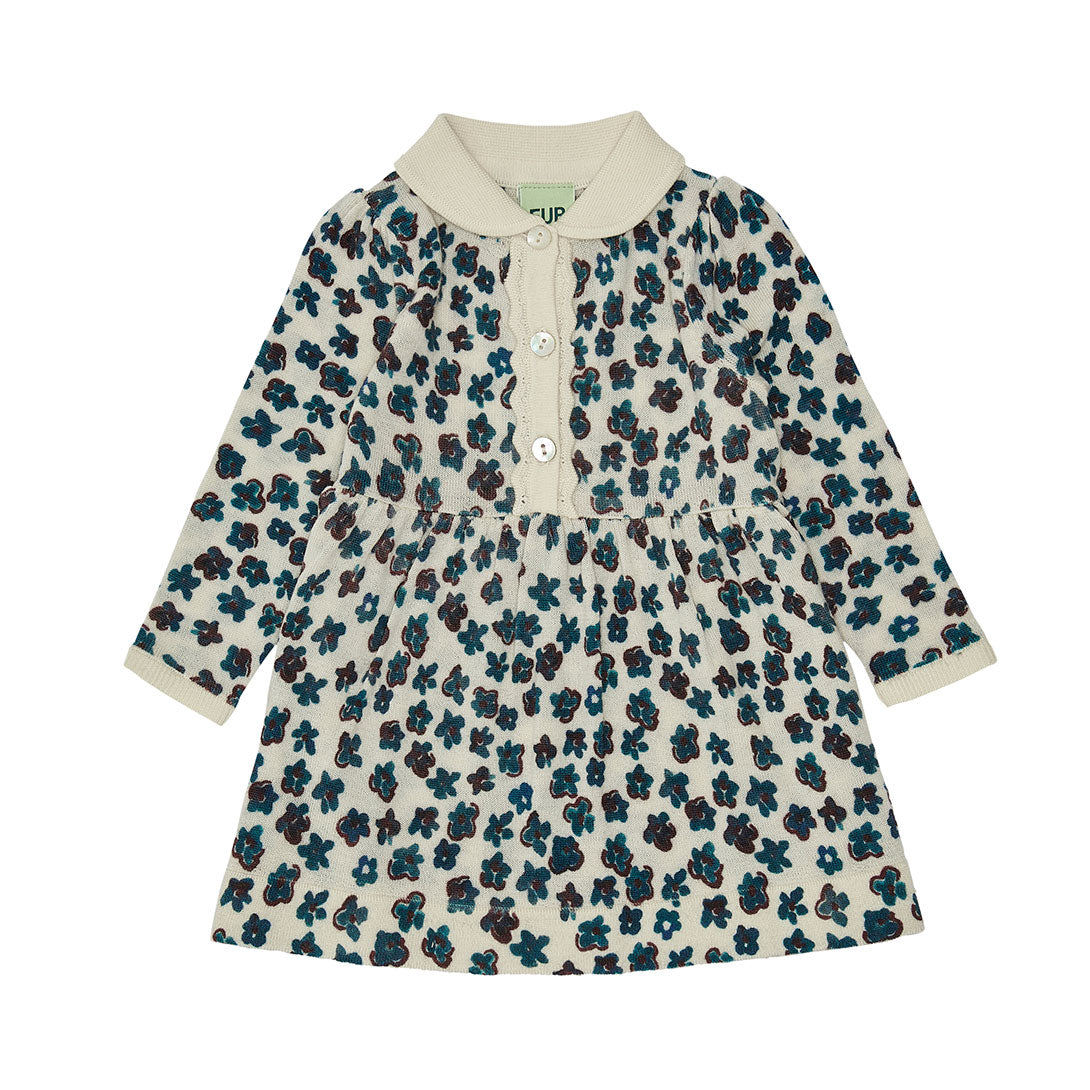 Coucoubébé-baby】【40％off】FUB / Baby Dress / ecru×indigo / 花柄