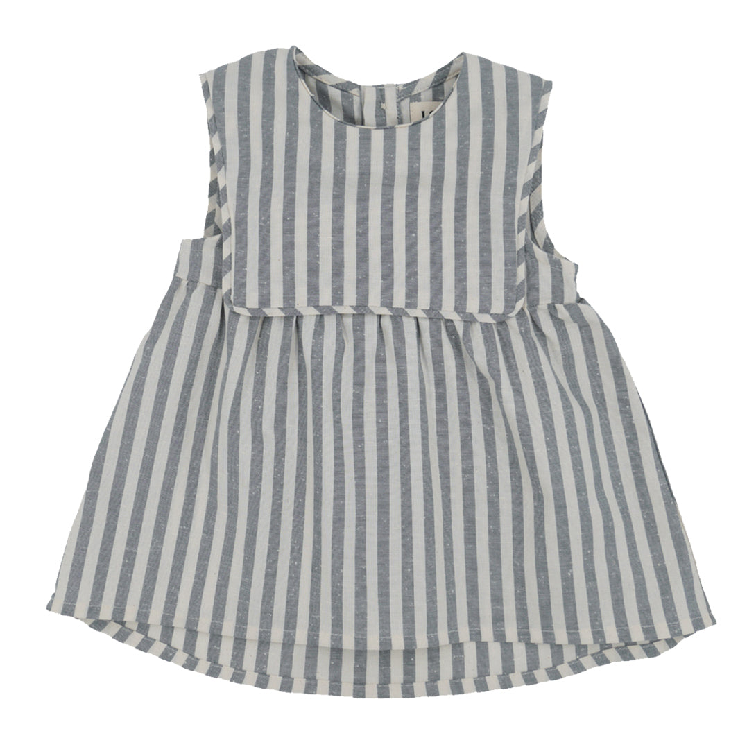 【LOIR Paris】【30%OFF】Dress COLOMBE Green Stripes ワンピース 12m,18m,24m,36m,4y  | Coucoubebe/ククベベ