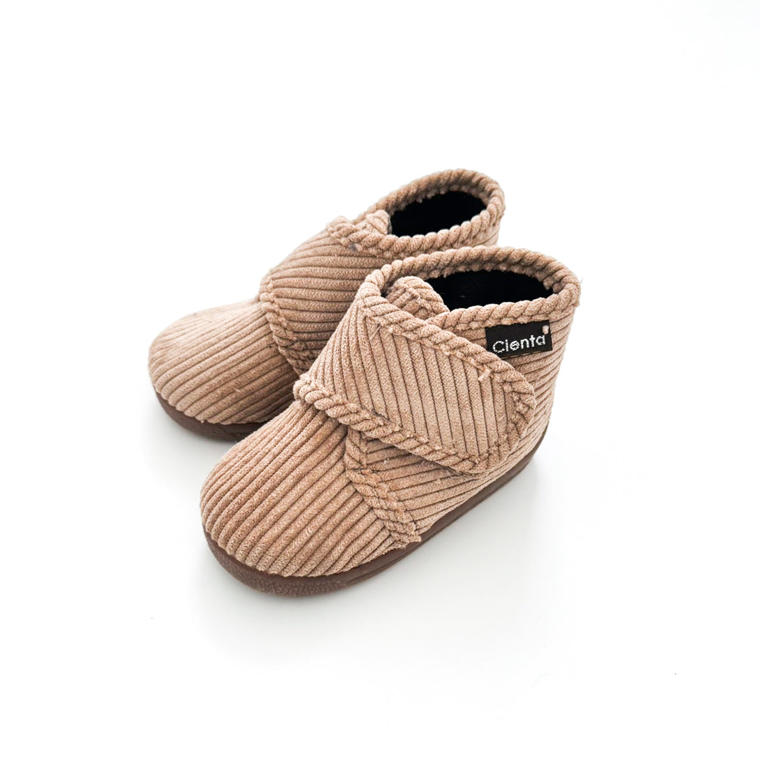 【Cienta】ベルクロブーツ BEIGE size20-25  | Coucoubebe/ククベベ