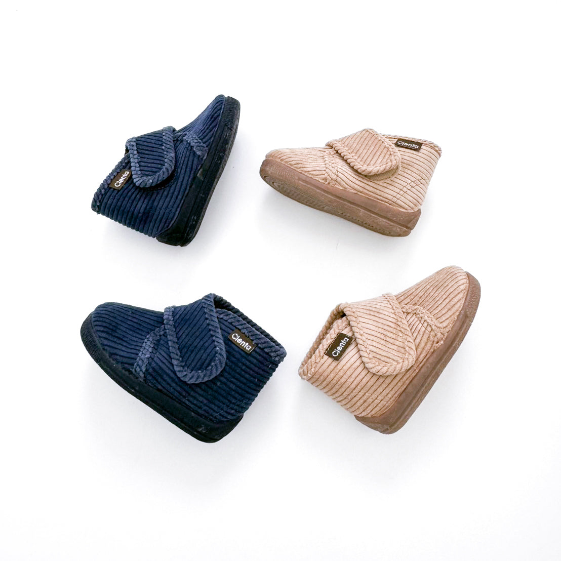 【Cienta】ベルクロブーツ BEIGE size20-25  | Coucoubebe/ククベベ