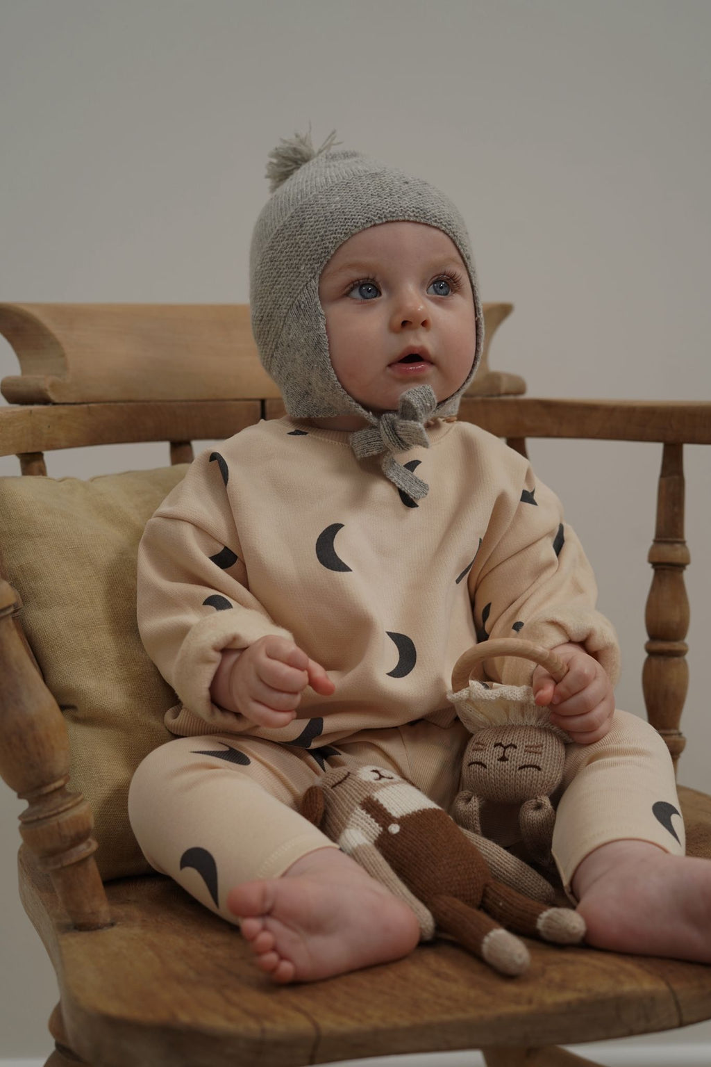 【organic zoo】Feather Tassel Wool Hat 帽子3-6M,6-12M  | Coucoubebe/ククベベ