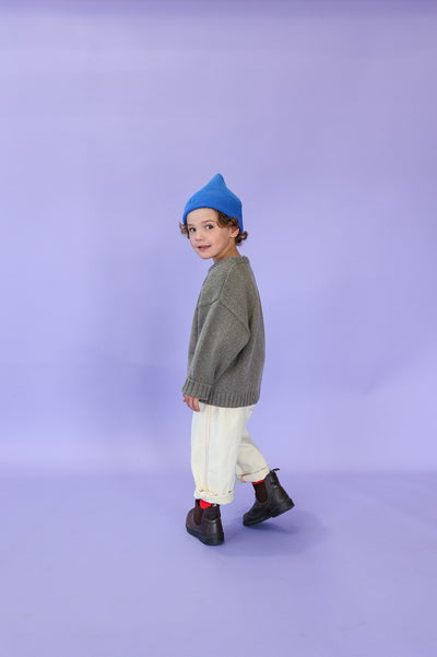 【GROWN】Organic Everyday Denim Pant Milk パンツ 12-18m,18-24m,2-3y,3-4y（Sub Image-8） | Coucoubebe/ククベベ