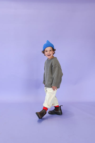 【GROWN】Organic Everyday Denim Pant Milk パンツ 12-18m,18-24m,2-3y,3-4y（Sub Image-9） | Coucoubebe/ククベベ