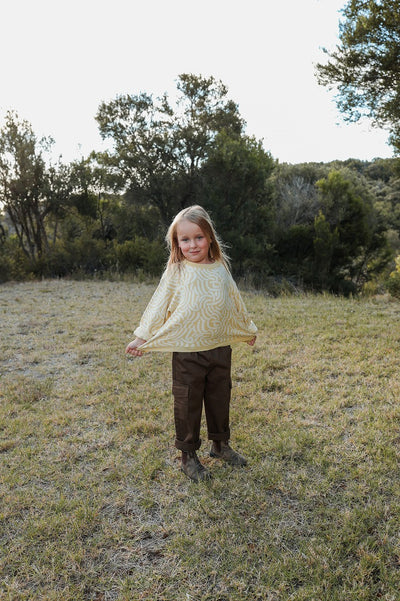 【GROWN】【30%OFF】 Organic Jacquard Pull Over Twiggy セーター 12-18m,18-24m,2-3y,3-4y（Sub Image-4） | Coucoubebe/ククベベ