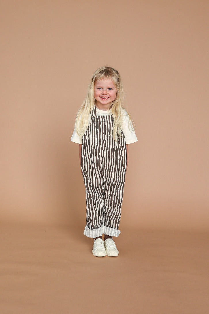 【GROWN】Align Overalls Mud/Milk オーバーオール 12-18m,18-24m,2-3y,3-4y  | Coucoubebe/ククベベ