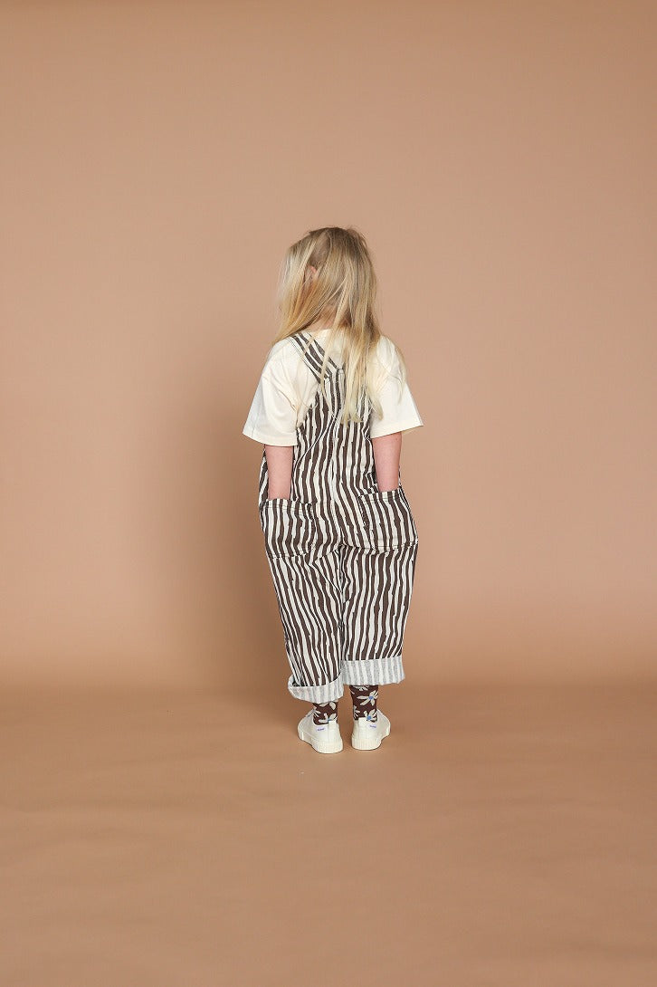 【GROWN】Align Overalls Mud/Milk オーバーオール 12-18m,18-24m,2-3y,3-4y  | Coucoubebe/ククベベ