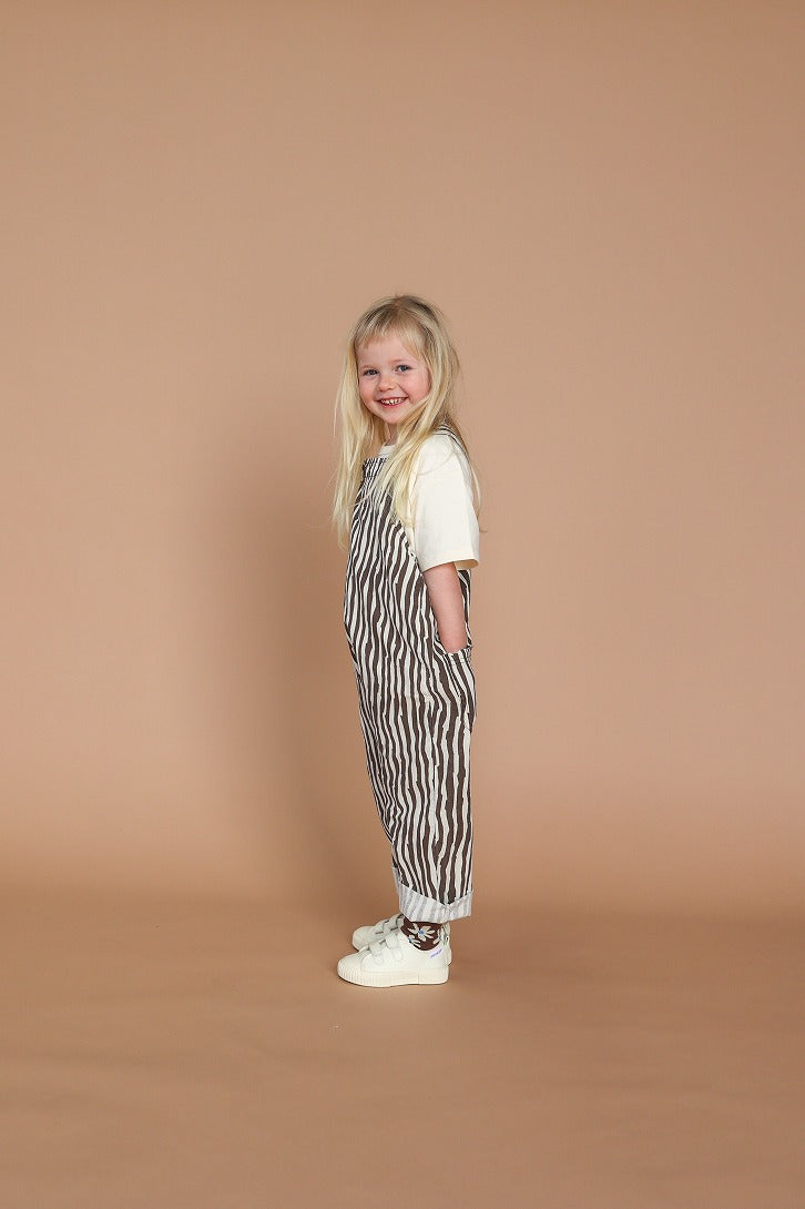 【GROWN】Align Overalls Mud/Milk オーバーオール 12-18m,18-24m,2-3y,3-4y  | Coucoubebe/ククベベ