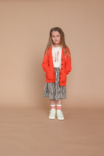 【GROWN】Textured Cardigan Port Red カーディガン 12-18m,18-24m,2-3y,3-4y（Sub Image-3） | Coucoubebe/ククベベ