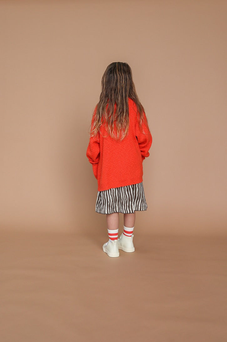 【GROWN】Textured Cardigan Port Red カーディガン 12-18m,18-24m,2-3y,3-4y  | Coucoubebe/ククベベ