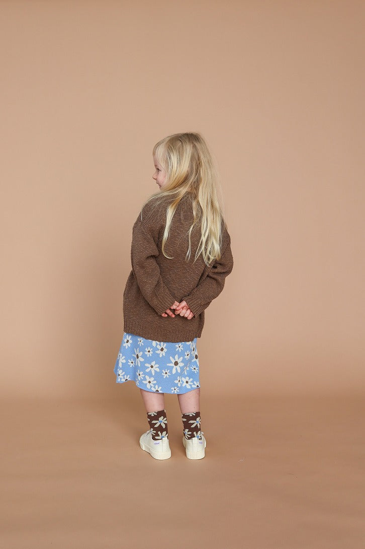 【GROWN】Textured Cardigan Mud カーディガン 12-18m,18-24m,2-3y,3-4y  | Coucoubebe/ククベベ