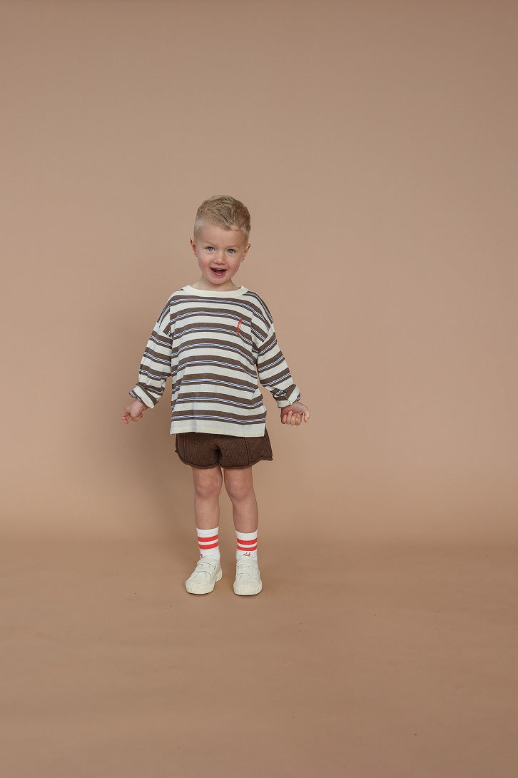 【GROWN】Long Sleeve Sardine Tee 長袖Tシャツ 12-18m,18-24m,2-3y,3-4y  | Coucoubebe/ククベベ