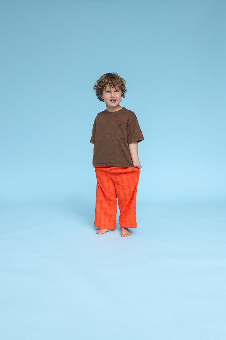 【GROWN】Knitted Pocket Tee Cafe Tシャツ 12-18m,18-24m,2-3y  | Coucoubebe/ククベベ