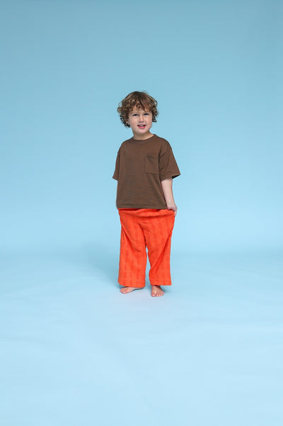 【GROWN】Knitted Pocket Tee Cafe Tシャツ 12-18m,18-24m,2-3y（Sub Image-3） | Coucoubebe/ククベベ