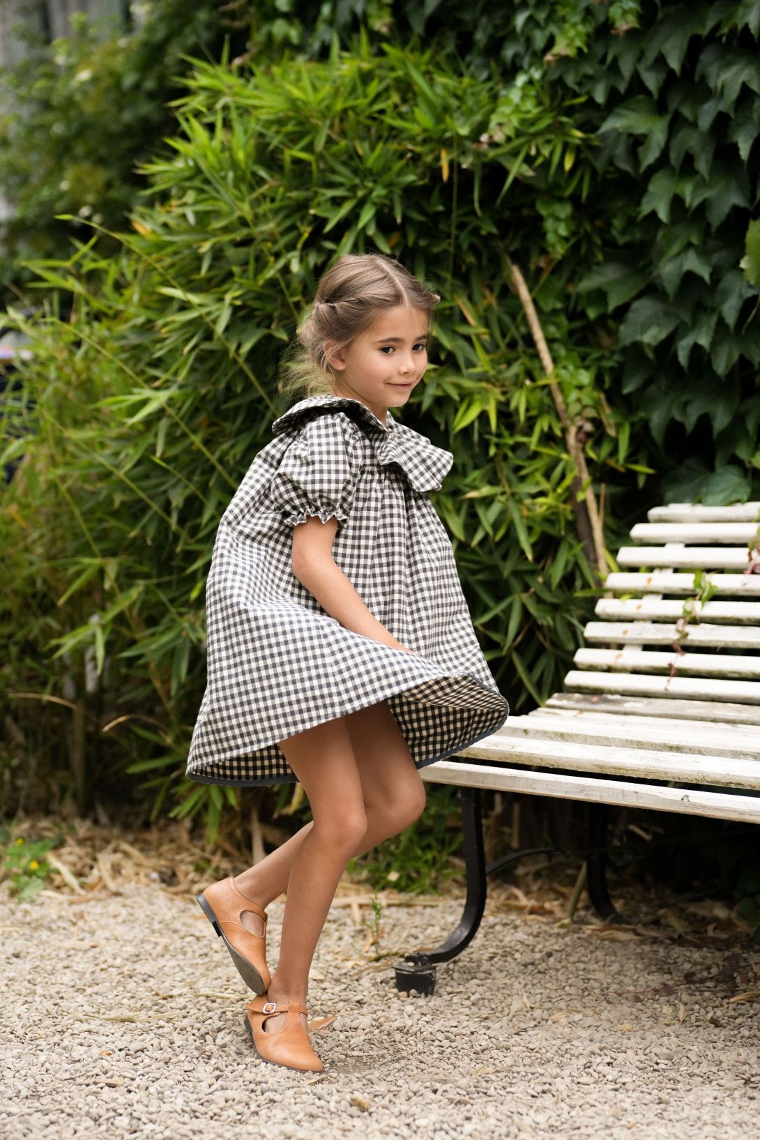 Dress BLANCHE Vichy ワンピース 12m,18m,24m,36m