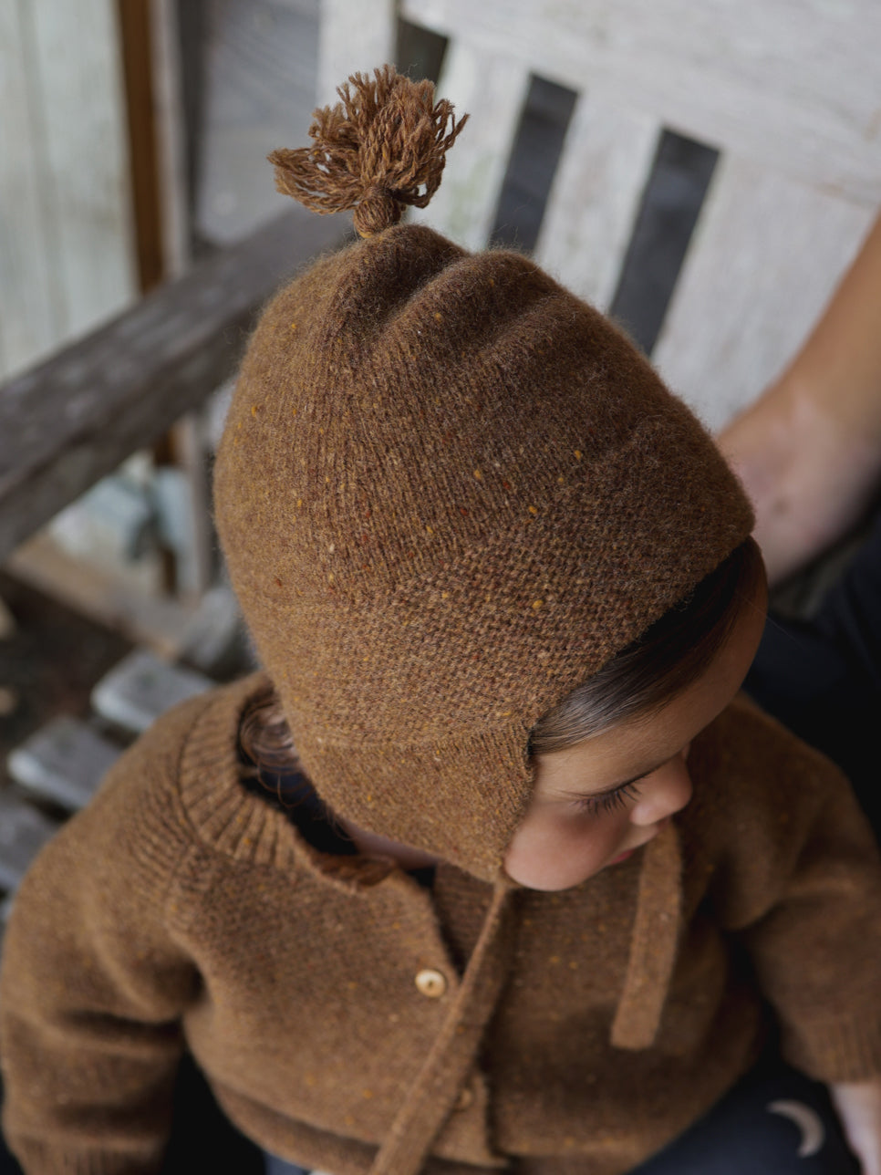 【organic zoo】Chestnut Tassel Hat 帽子3-6M,6-12M  | Coucoubebe/ククベベ