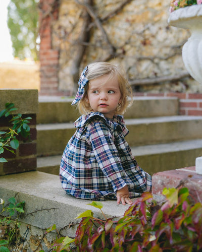 【LOIR Paris】Robe MARY CHRISTMAS TARTAN ワンピース 18m,24m,36m（Sub Image-3） | Coucoubebe/ククベベ
