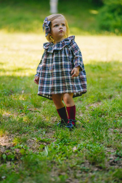 【LOIR Paris】Robe MARY CHRISTMAS TARTAN ワンピース 18m,24m,36m（Sub Image-4） | Coucoubebe/ククベベ