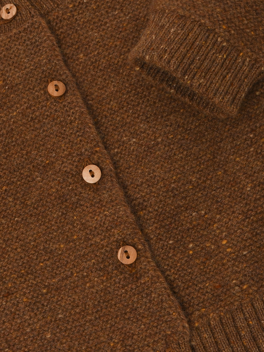 【organic zoo】Chestnut Wool Cardigan カーディガン 6-12M  | Coucoubebe/ククベベ