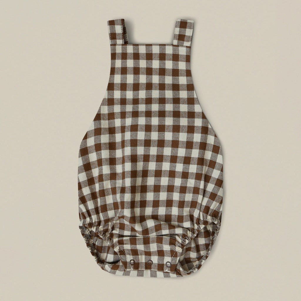 【organic zoo】Chestnut Gingham Bloomers ブルマ 6-12M,1-2Y  | Coucoubebe/ククベベ