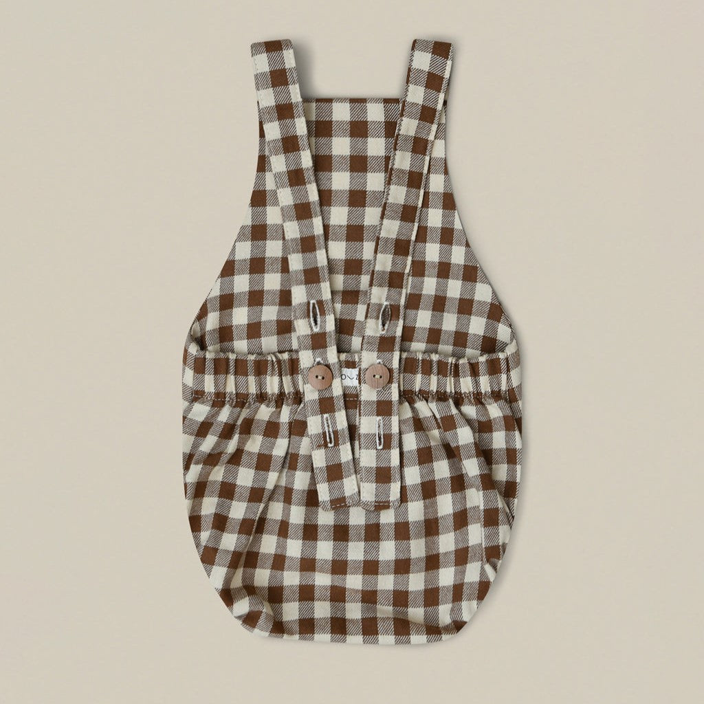 【organic zoo】Chestnut Gingham Bloomers ブルマ 6-12M,1-2Y  | Coucoubebe/ククベベ