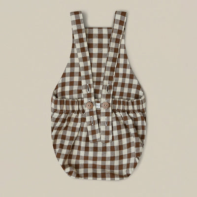 【organic zoo】Chestnut Gingham Bloomers ブルマ 6-12M,1-2Y（Sub Image-4） | Coucoubebe/ククベベ