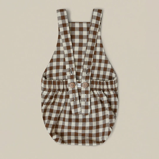 organic zoo】Chestnut Gingham Bloomers ブルマ 3-6M,6-12M,1