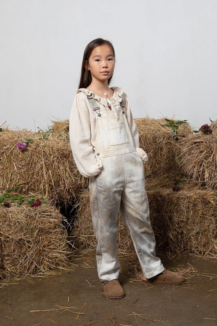 【Bebe Organic】Joan Blouse Natural ブラウス 3Y,4Y,6Y  | Coucoubebe/ククベベ