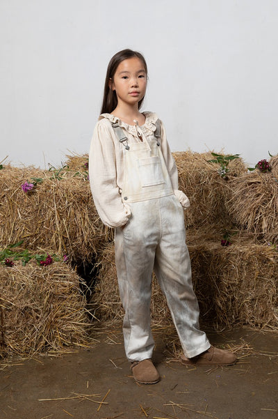 【Bebe Organic】Joan Blouse Natural ブラウス 3Y,4Y,6Y（Sub Image-2） | Coucoubebe/ククベベ