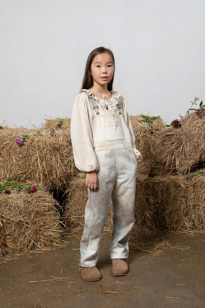 【Bebe Organic】Joan Blouse Natural ブラウス 3Y,4Y,6Y（Sub Image-3） | Coucoubebe/ククベベ