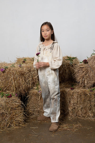 【Bebe Organic】Joan Blouse Natural ブラウス 3Y,4Y,6Y（Sub Image-4） | Coucoubebe/ククベベ