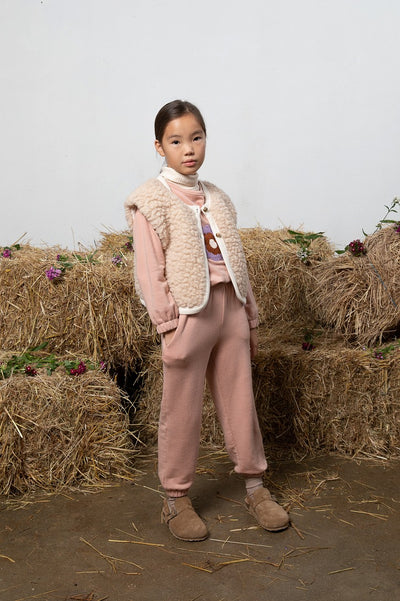 【Bebe Organic】Laine Vest Natural ベスト 2Y,4Y（Sub Image-4） | Coucoubebe/ククベベ