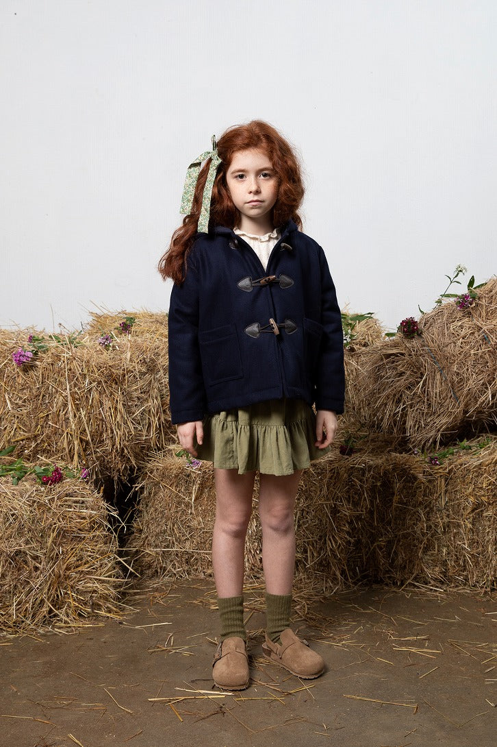 【Bebe Organic】Matilda Skirt Olive スカート 2Y,4Y  | Coucoubebe/ククベベ