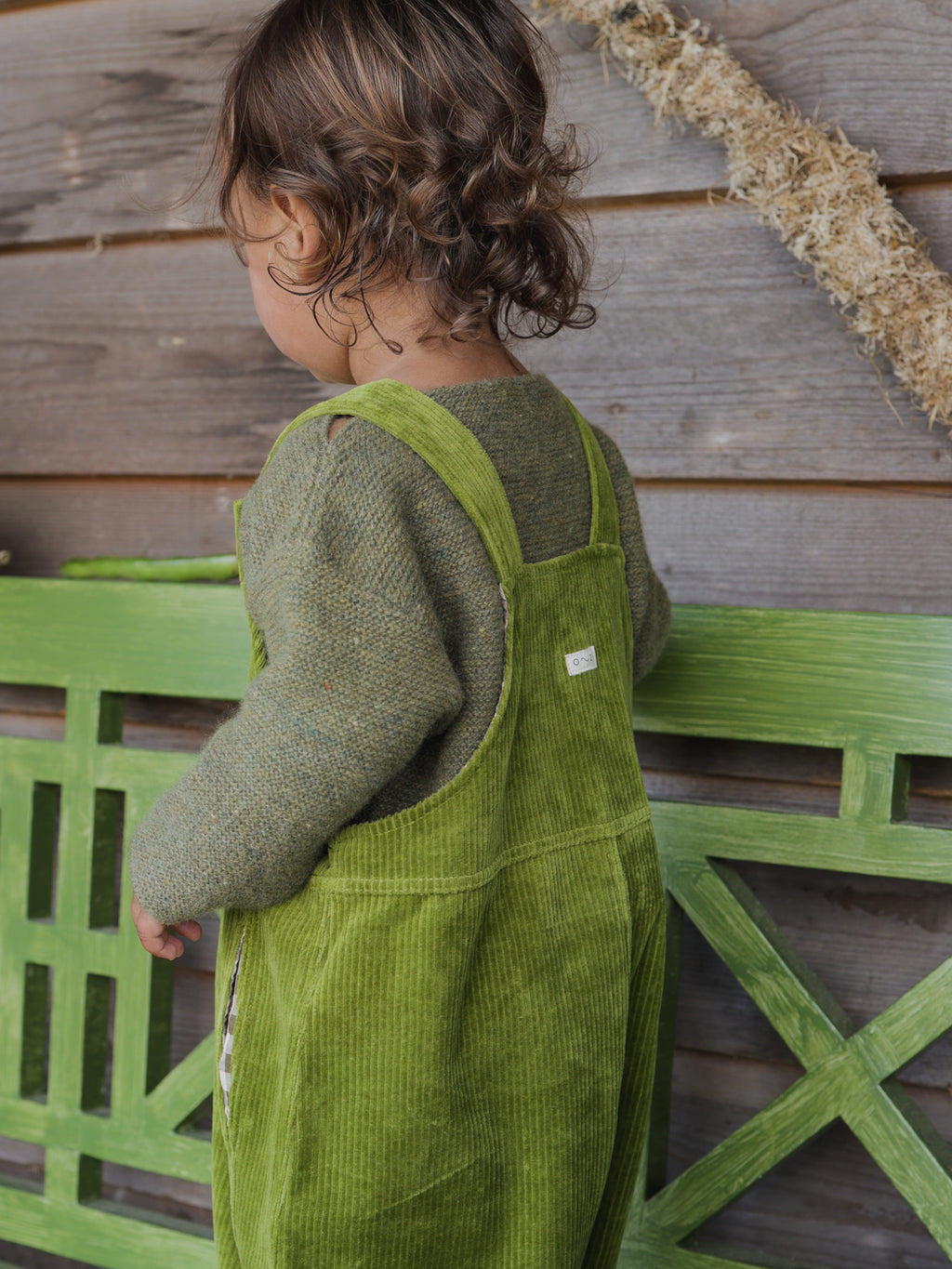 【organic zoo】Artichoke Shoulder Button Wool Jumper ニット 1-2Y,2-3Y  | Coucoubebe/ククベベ