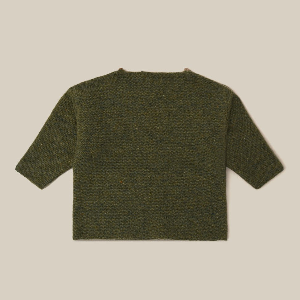 【organic zoo】Artichoke Shoulder Button Wool Jumper ニット 1-2Y,2-3Y  | Coucoubebe/ククベベ