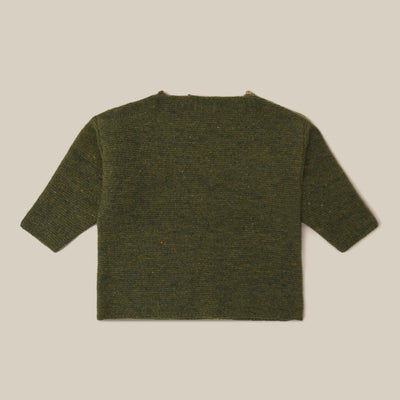 【organic zoo】Artichoke Shoulder Button Wool Jumper ニット 1-2Y,2-3Y（Sub Image-6） | Coucoubebe/ククベベ