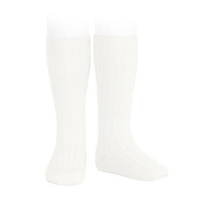 【cóndor】Basic rib knee-high socks リブハイソックス Nata,Gris claro,Marino,Rino,Rosa 0,2,4,6（Sub Image-2） | Coucoubebe/ククベベ
