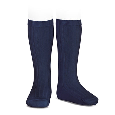 【cóndor】Basic rib knee-high socks リブハイソックス Nata,Gris claro,Marino,Rino,Rosa 0,2,4,6（Sub Image-5） | Coucoubebe/ククベベ