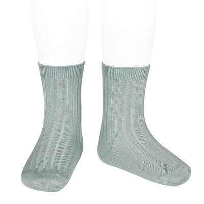 【cóndor】Basic rib short socks　リブショートソックス　Mostaza,Canela,Verde Botella（Sub Image-9） | Coucoubebe/ククベベ