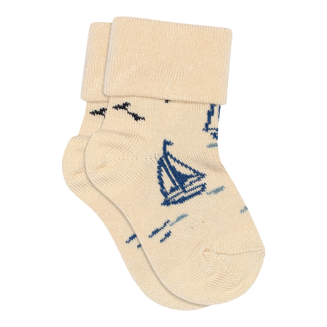 【MP denmark】Karl socks Ecru 靴下 19/21,22/24,25/28  | Coucoubebe/ククベベ