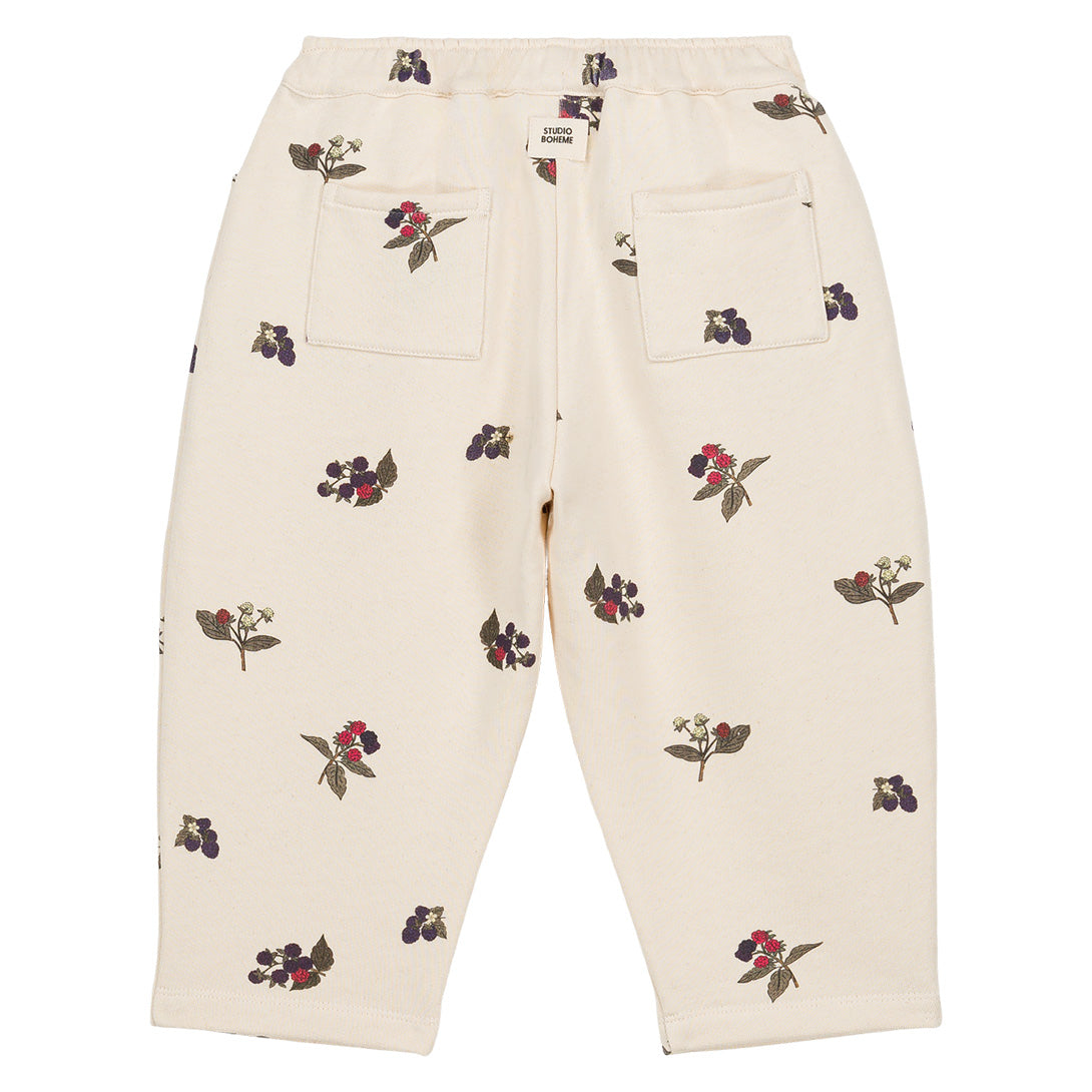 【STUDIO BOHEME】CARROT PANTS ECRU/BLACKBERRIES パンツ 12m,18m,24m,36m  | Coucoubebe/ククベベ